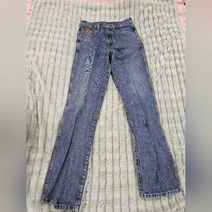 Cinch Flare Blue Denim Jeans